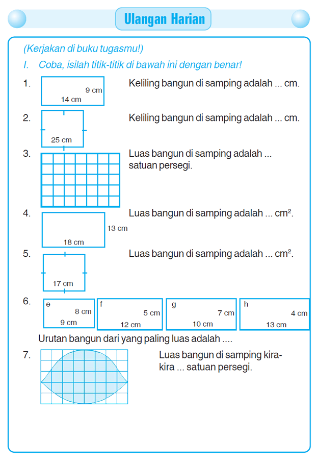 Petualangan Menyelami Luas dan Keliling: Menjelajahi Dunia Geometri untuk Siswa Kelas 3 SD Semester 2
