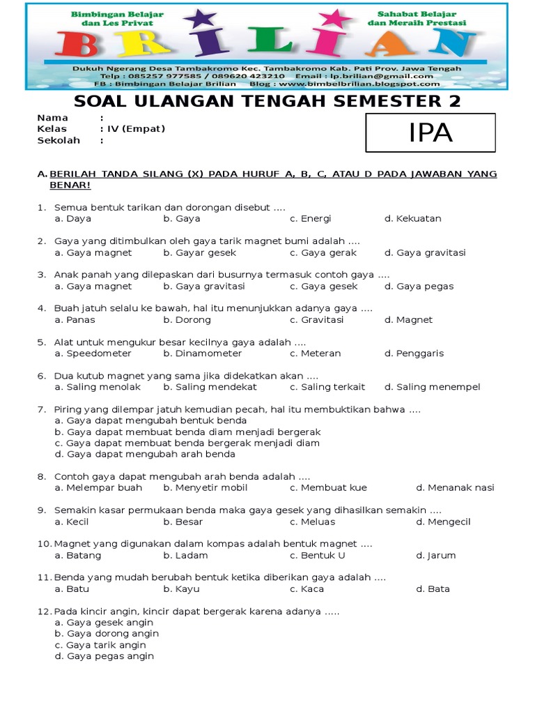 5 Soal IPA Kelas 4 SD yang Bikin Orang Tua Menangis, Tak Ada di Rapor