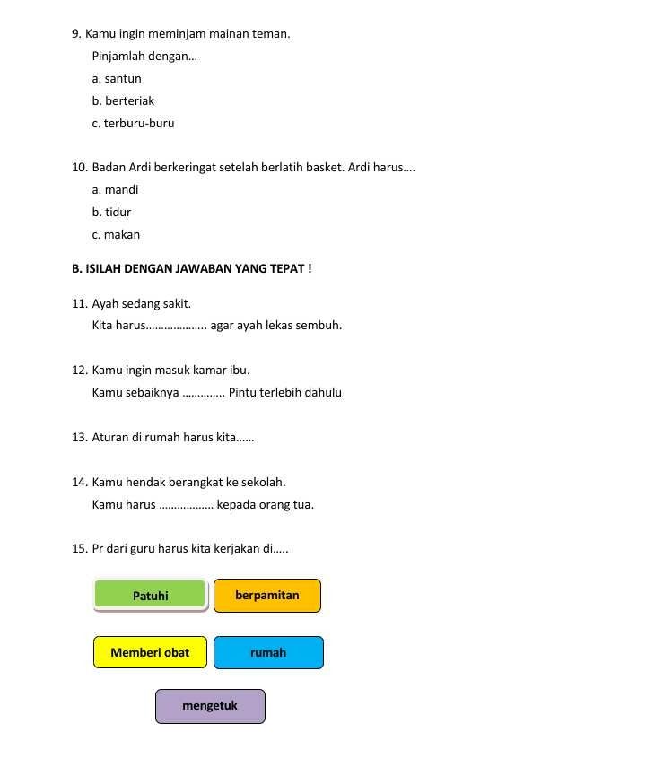 7 Soal Isian Kelas 1 SD yang Terbukti Meningkatkan Nilai Anak di 2026