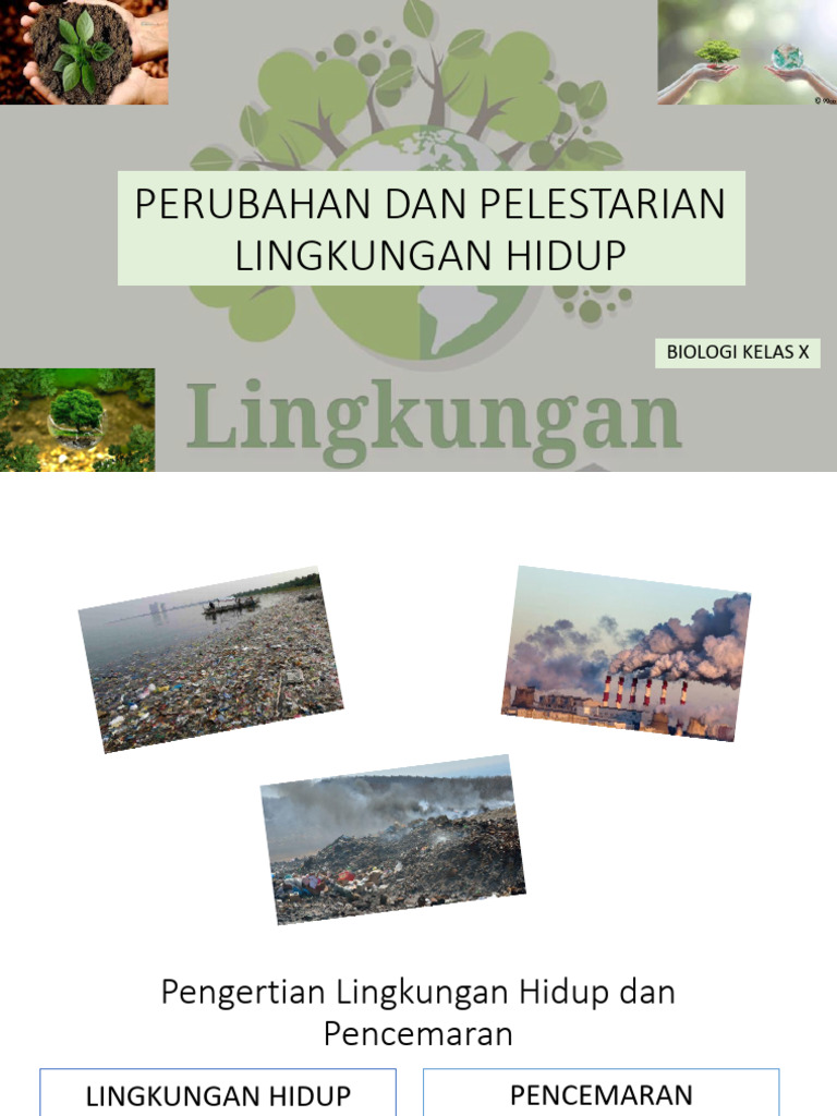 Pencemaran Lingkungan dan Penanganannya PDF
