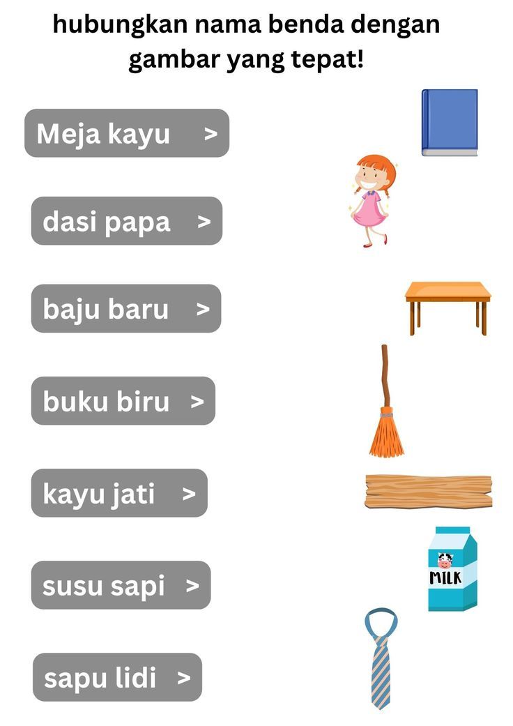 5 Contoh Soal Menghubungkan Kelas 1 yang Terbukti Bikin Anak Cepat Paham