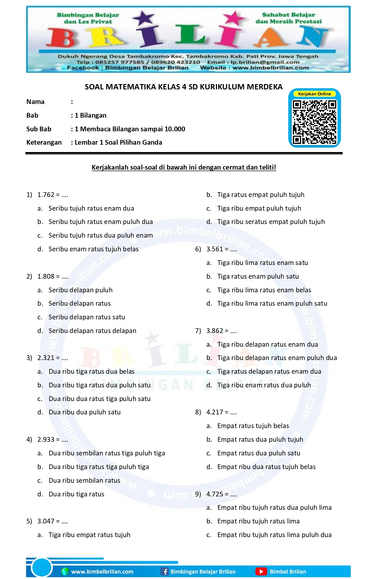 10 Contoh Latihan Soal Ulangan untuk Kelas 4 SD Semester 2 yang Wajib Dikuasai Sebelum Ujian 10 Contoh Latihan Soal Ulangan untuk Kelas 4 SD Semester 2 yang Wajib Dikuasai Sebelum Ujian