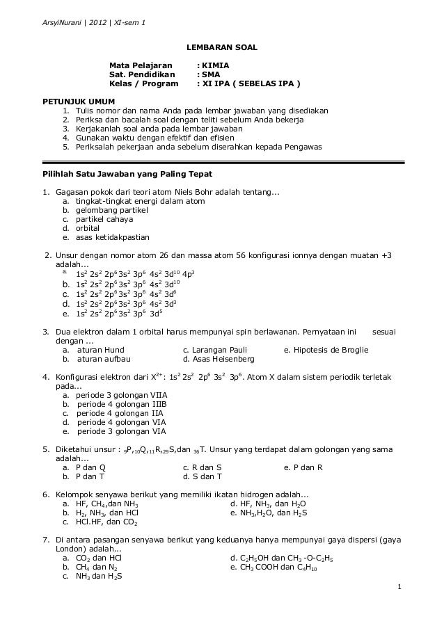Soal Dan Jawaban Kimia Kelas 11 Termokimia Soal Dan Jawaban Kimia Kelas 11 Termokimia