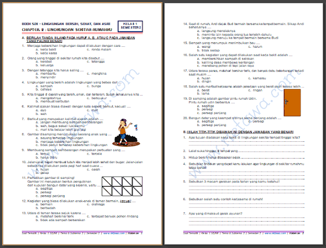 Soal Tematik Kelas 1 Tema 6 Subtema 2 Semester 2 Kurikulum 2013 Tahun Soal Tematik Kelas 1 Tema 6 Subtema 2 Semester 2 Kurikulum 2013 Tahun