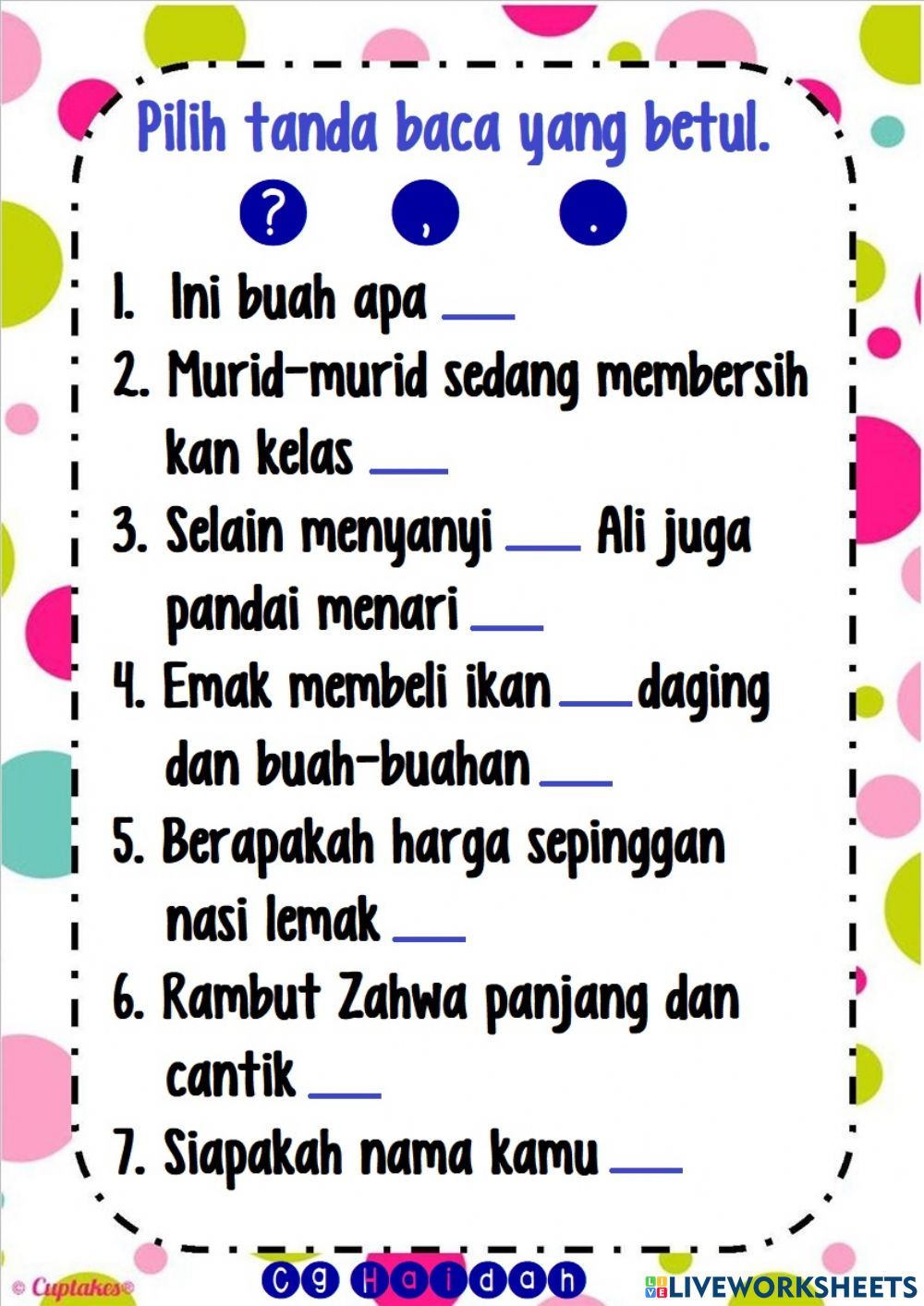 Ini 5 Contoh Soal Mengenal Tanda Baca Kelas 1 SD yang Wajib Dikuasai Sebelum Terlambat Ini 5 Contoh Soal Mengenal Tanda Baca Kelas 1 SD yang Wajib Dikuasai Sebelum Terlambat