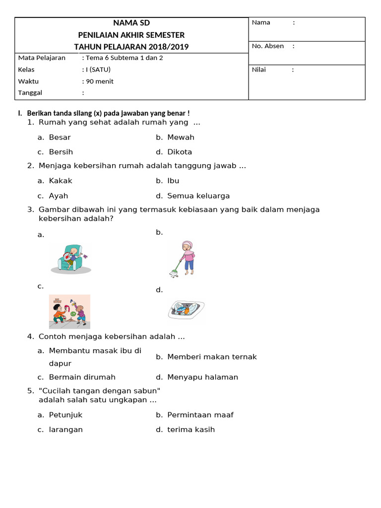 Rahasia Menguasai Contoh Soal Tema 6 Subtema 1 Kelas 1 dengan 5 Tips Praktis Sebelum Ujian