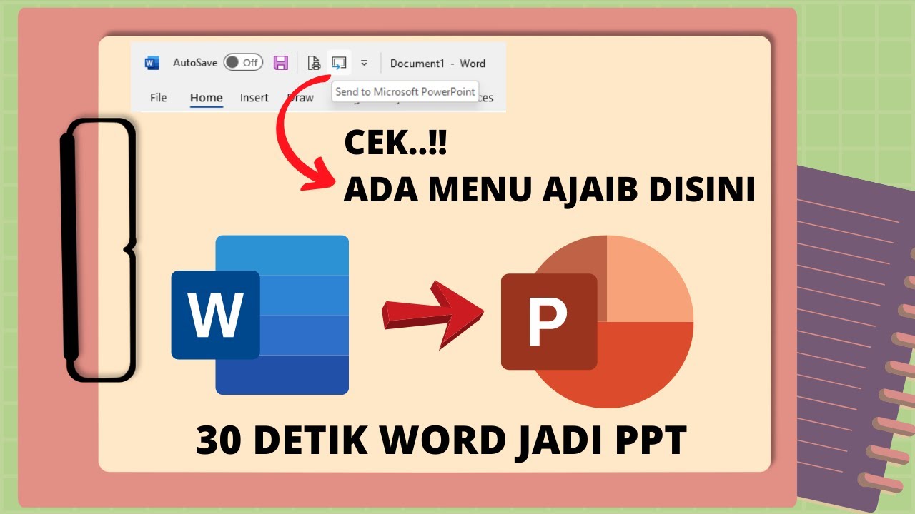 Merubah Word jadi PPT - YouTube Merubah Word jadi PPT - YouTube
