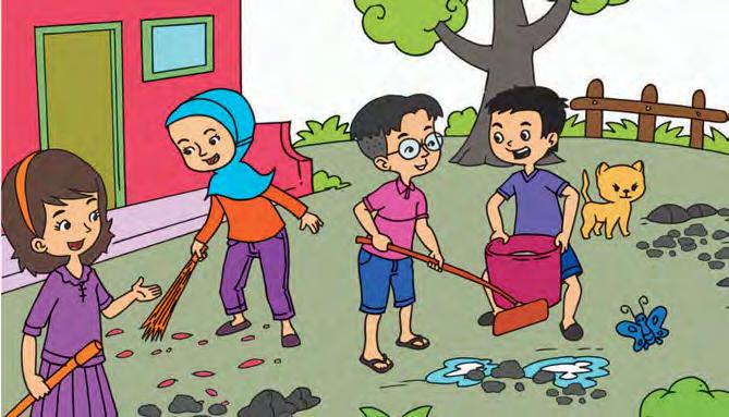 Ternyata Begini Contoh Soal Menjelaskan Cara Membersih Rumah dan Halaman untuk Kelas 1 yang Wajib Diketahui Guru