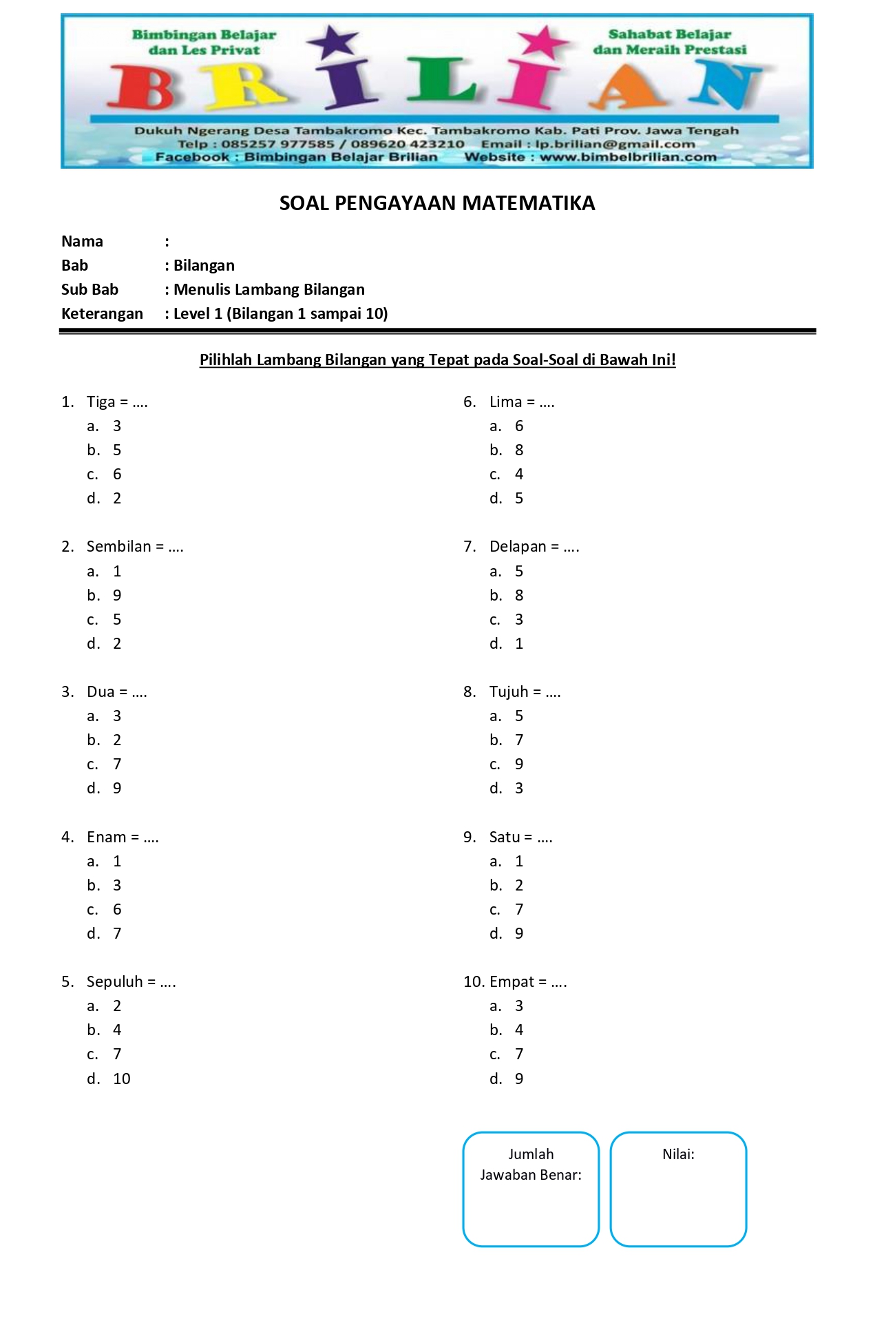7 Rahasia Cara Cepat Menjawab soal matematika sd kelas 1 semester 2 agar Anak Juara