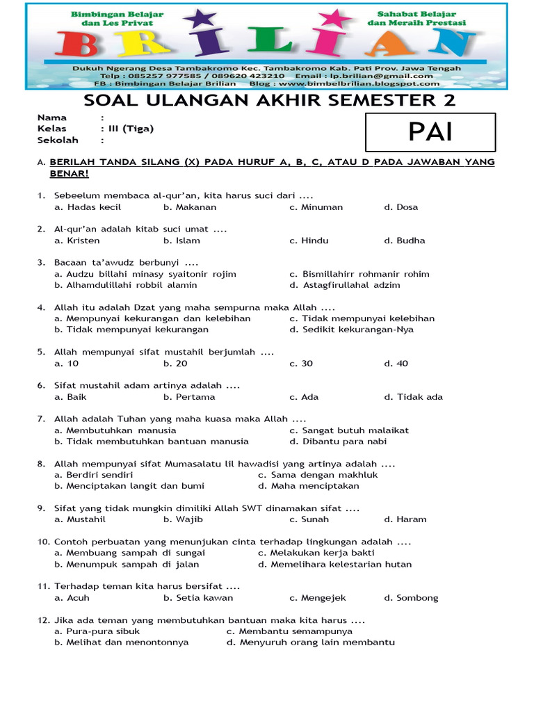 Ternyata Begini Rahasia Menjawab Soal Tema Kelas 3 Semester 2 Agar Nilai Langsung Bagus