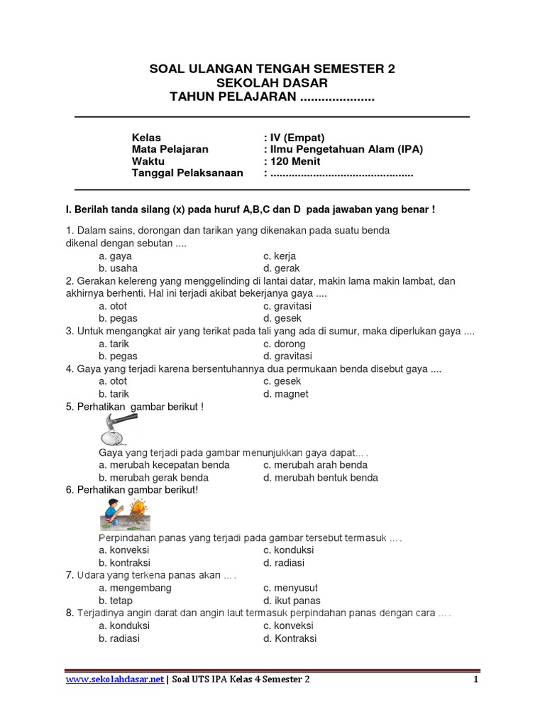 Ternyata Soal IPA Kelas 4 Semester 2 Ini Paling Banyak Dicari di Media Sosial Ternyata Soal IPA Kelas 4 Semester 2 Ini Paling Banyak Dicari di Media Sosial