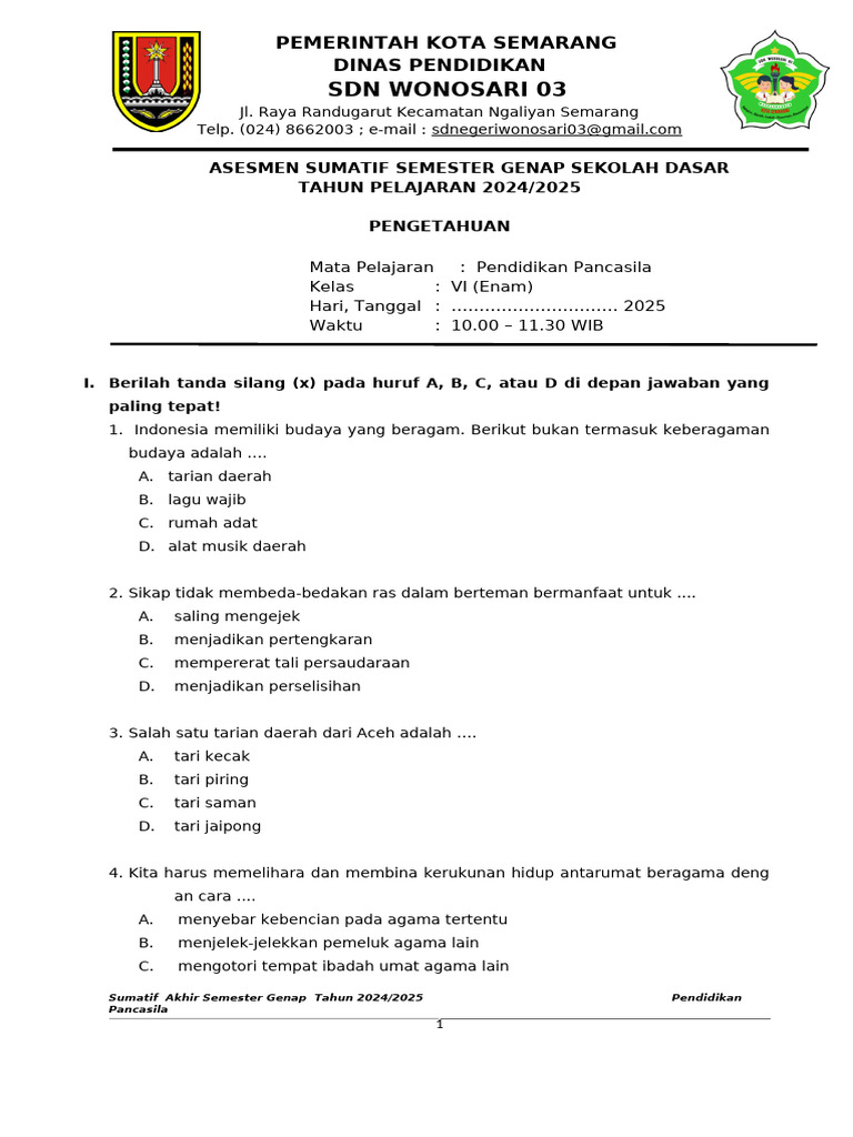 Wajib Tahu Rahasia Menjawab Soal Semester 2 Kelas 6 Agar Nilai Ujian Melejit Tinggi Wajib Tahu Rahasia Menjawab Soal Semester 2 Kelas 6 Agar Nilai Ujian Melejit Tinggi